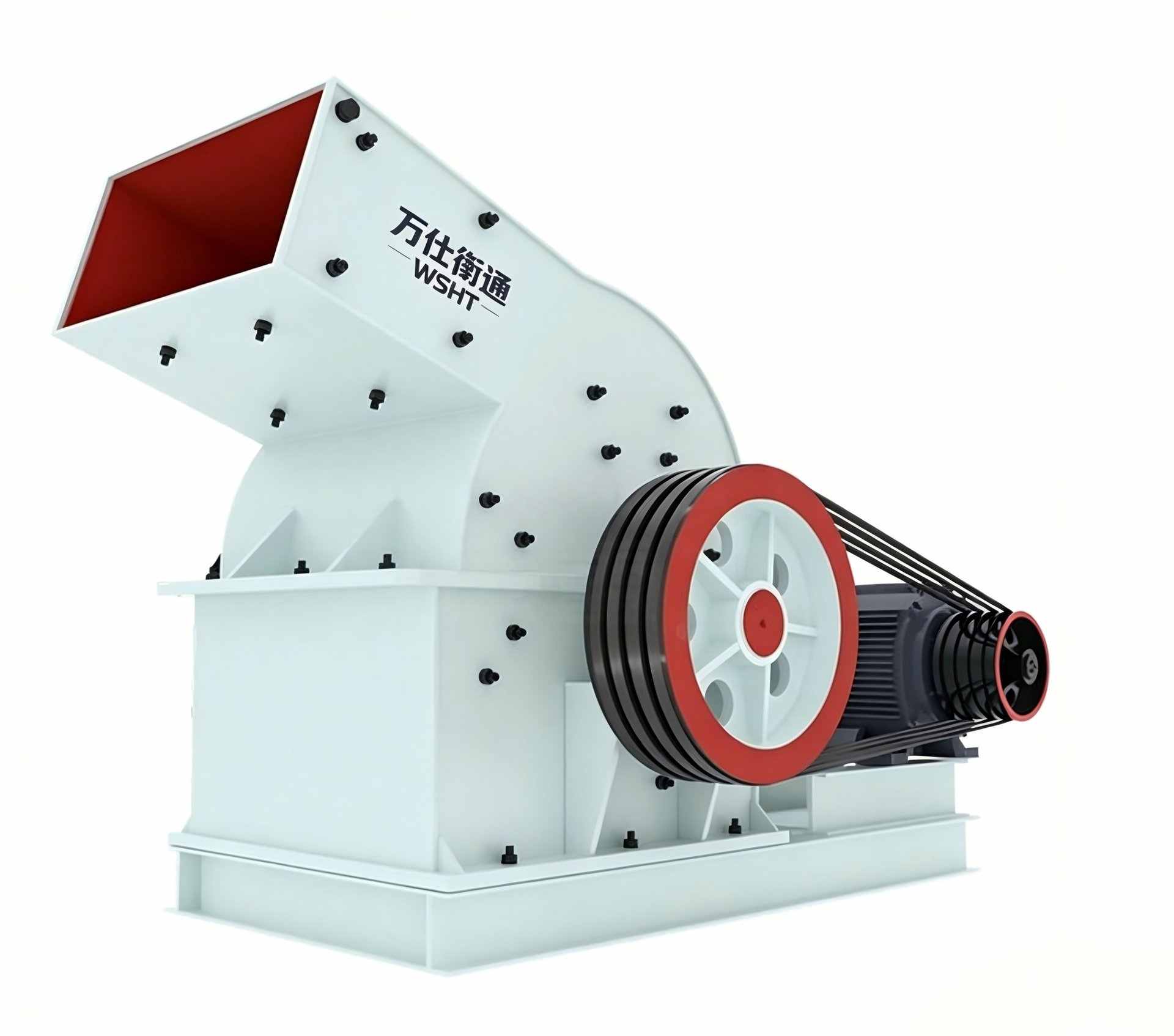 WSHT Hammer Crusher Stone Rock Crushing Machine Portable Hammer Mill For Limestone Coal Construction Waste