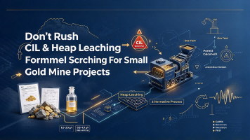 Don’t Rush CIL & Heap Leaching For Small Gold Mine Projects